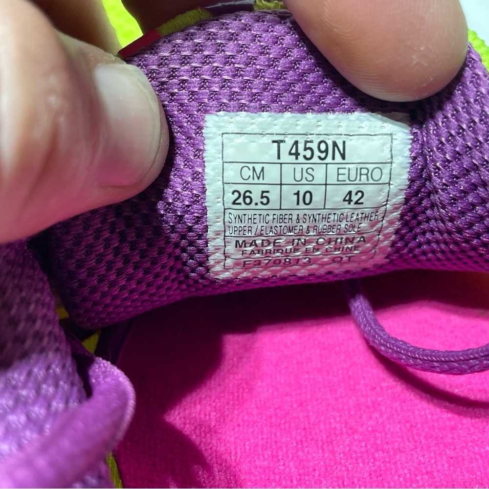 ASICS Gel-Noosa Fast 2 Womens Running Shoes Size 10 Multicolor Yellow Pink - Picture 7 of 12